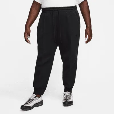 Nike Air Womens Mid-Rise Jogger Pants Black XL