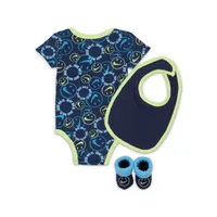 Nike Baby (3-6M) Bodysuit, Bib and Booties Box Set. Nike.com