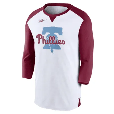 Nike Rewind Colors (MLB Philadelphia Phillies) Men's 3/4-Sleeve T-Shirt. Nike.com