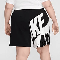 Nike Air Women's Mid-Rise 6" French Terry Shorts (Plus Size). Nike.com