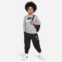 Nike Sportswear Futura Hooded Long Sleeve Tee Little Kids' T-Shirt. Nike.com