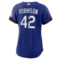 MLB Los Angeles Dodgers City Connect (Jackie Robinson) Women's Replica Baseball Jersey. Nike.com