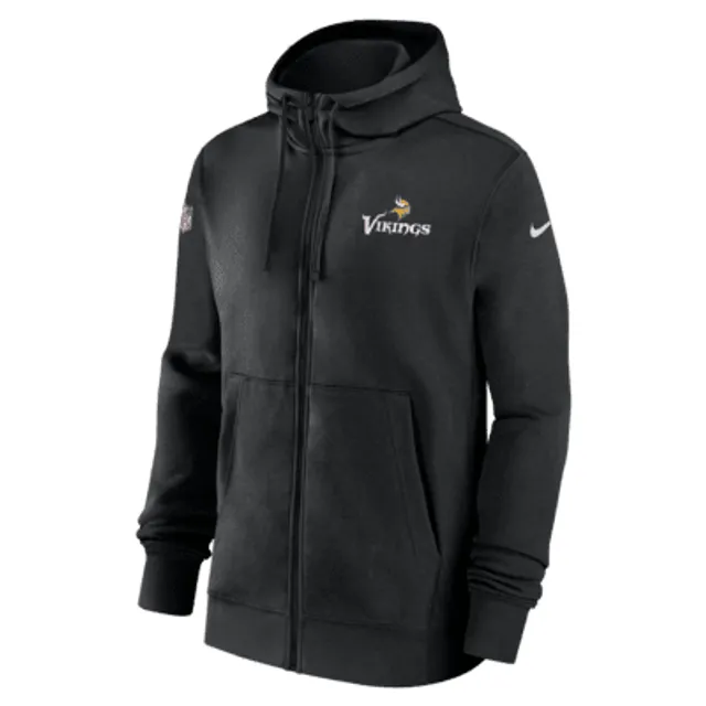 New Orleans Saints Nike Sideline Half-Zip Hoodie - Black