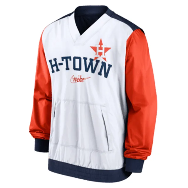 Houston Astros White and Orange Jacket