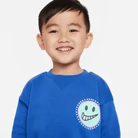 Nike Sportswear "Art of Play" Fleece Crew Set Toddler 2-Piece Set. Nike.com