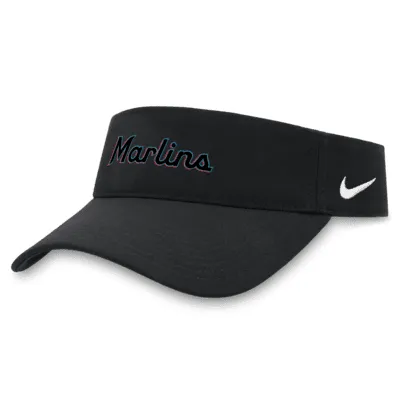 Miami Marlins Wordmark Men's Nike Dri-FIT MLB Visor. Nike.com