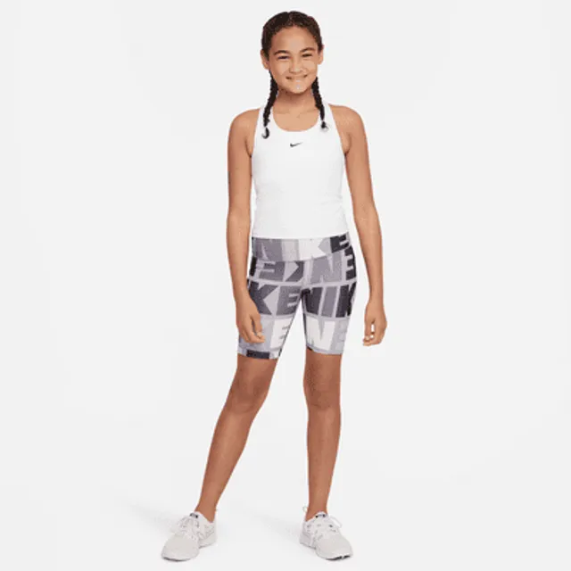 Nike Junior Girls' Bike Shorts Black / White