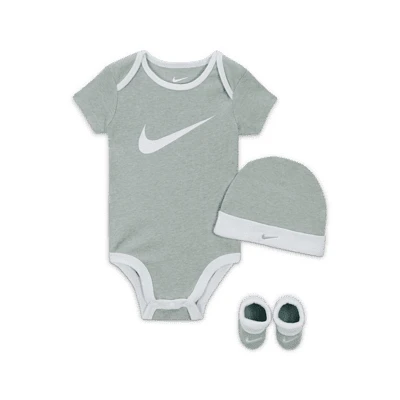 Nike Baby (0-6M) Bodysuit, Hat and Booties Box Set. Nike.com