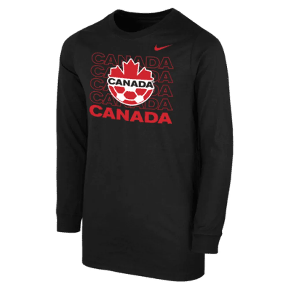 Canada Big Kids' Nike Core Long-Sleeve T-Shirt. Nike.com