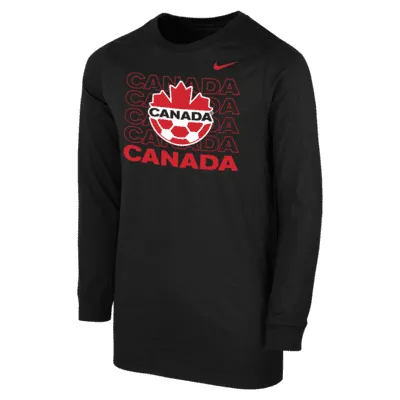 Canada Big Kids' Nike Core Long-Sleeve T-Shirt. Nike.com