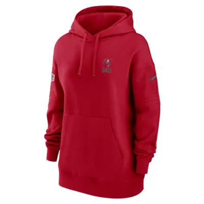 Men's Tampa Bay Buccaneers Sideline Therma-FIT Pewter Pullover Hoodie