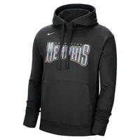 Nike Memphis Grizzlies Courtside Statement Edition Jordan Nba Fleece  Pullover Hoodie In Blue, for Men