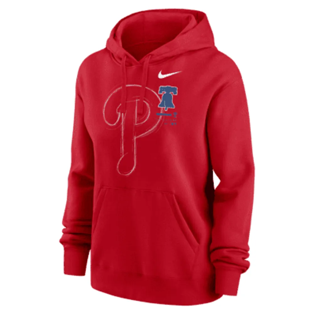 Boston Red Sox Hoodie Men 2XL Blue Red Logo Graphic Nike Sweatshirt  Drawstring