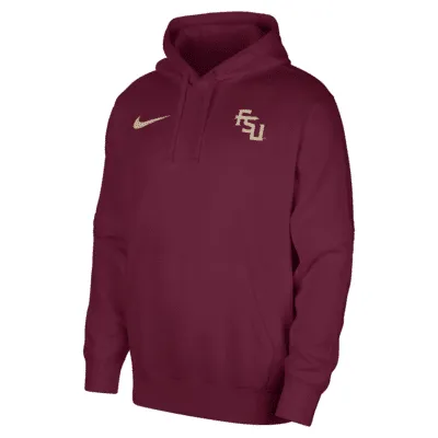 Florida State Club Fleece Men's Nike College Pullover Hoodie. Nike.com