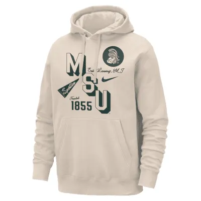 Michigan State Club Men's Nike College Hoodie. Nike.com