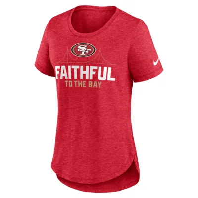 Nike Tee Red San Francisco 49ers T-Shirt Women's Size M Medium