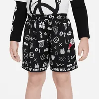 Nike Little Kids' Printed Tricot Basketball Shorts. Nike.com