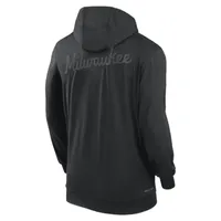 Nike Dri-FIT Travel (MLB Milwaukee Brewers) Men's Full-Zip Hoodie. Nike.com