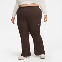 Nike Sportswear Chill Knit Women's Tight Mini-Rib Flared Leggings (Plus Size). Nike.com