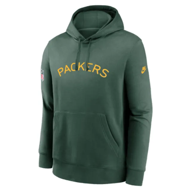 Green Bay Packers Nike Sideline Hoodie - Fir - Youth