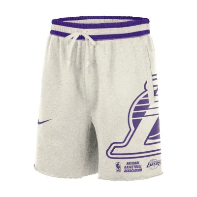 Los Angeles Lakers Courtside Men's Nike NBA Fleece Shorts. Nike.com