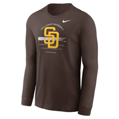 San Diego Padres Nike Women's Americana T-Shirt - Navy