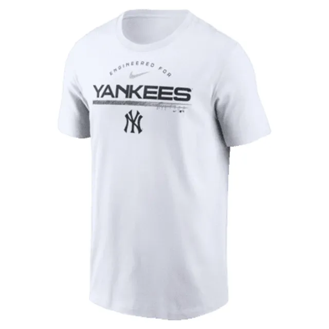 New York Yankees Medium Mens Blue Graphic Logo Henley Style Tshirt MLB