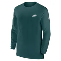 Philadelphia Eagles Velocity Men's Nike Dri-FIT NFL Long-Sleeve T-Shirt