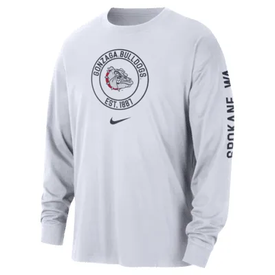 Gonzaga Max90 Men's Nike College Long-Sleeve T-Shirt. Nike.com