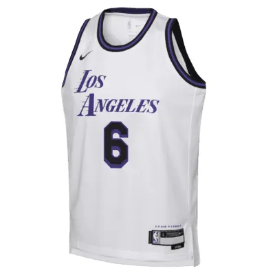 LeBron James Los Angeles Lakers City Edition Big Kids' (Boys') NBA Swingman Jersey. Nike.com