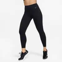 Nike Go Women's Therma-FIT High-Waisted 7/8 Leggings with Pockets. Nike.com