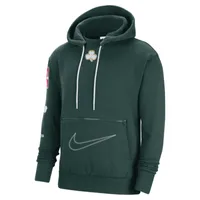 Boston Celtics Courtside City Edition Men's Nike NBA Fleece Pullover Hoodie. Nike.com