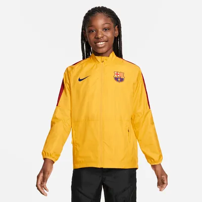 Barcelona Academy AWF Big Kids' Nike Soccer Full-Zip Jacket. Nike.com