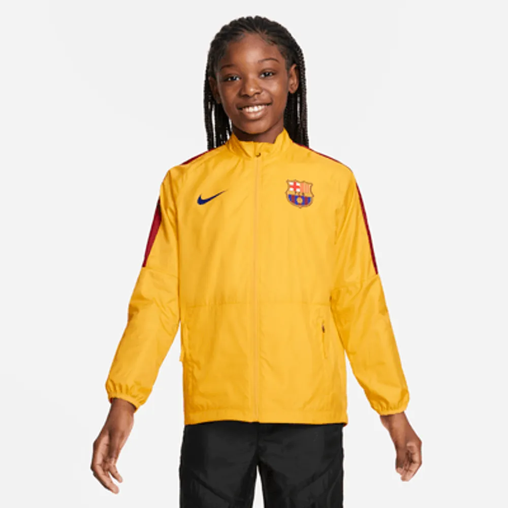 FC Barcelona Repel Academy AWF Big Kids' Soccer Jacket. Nike.com