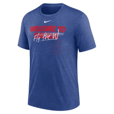 Nike Home Spin (MLB Chicago Cubs) Men's T-Shirt. Nike.com