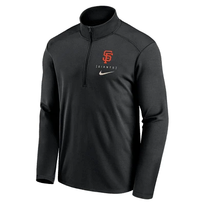 San Francisco Giants Franchise Logo Pacer Men's Nike Dri-FIT MLB 1/2-Zip Jacket. Nike.com