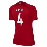 Liverpool 2022/23 Stadium Home (Virgil van Dijk) Women's Nike Dri-FIT Soccer Jersey. Nike.com