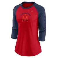 Nike Next Up (MLB Minnesota Twins) Women's 3/4-Sleeve Top. Nike.com