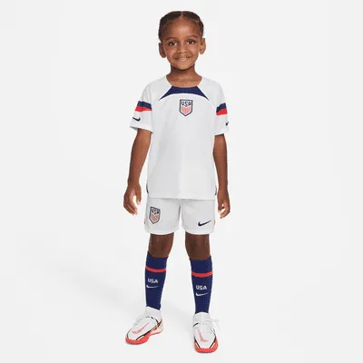 U.S. 2022/23 Home Little Kids' Nike Soccer Kit. Nike.com