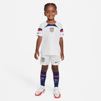 U.S. 2022/23 Home Little Kids' Nike Soccer Kit. Nike.com