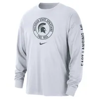 Michigan State Max90 Men's Nike College Long-Sleeve T-Shirt. Nike.com