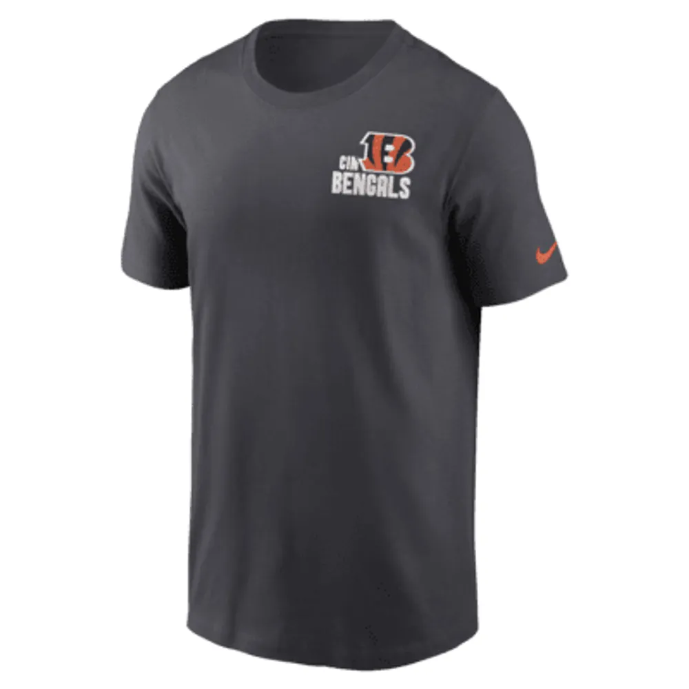 Cincinnati Bengals Rewind Logo Men's Nike NFL T-Shirt.