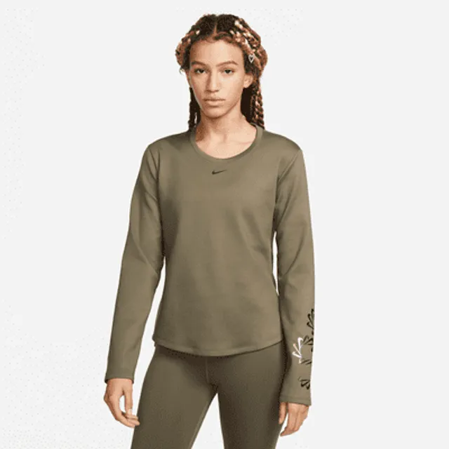 Nike One Women's Graphic Long-Sleeve Top Size). Nike.com | The Summit at Fritz Farm