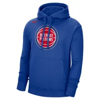 Detroit Pistons Men's Nike NBA Fleece Pullover Hoodie. Nike.com