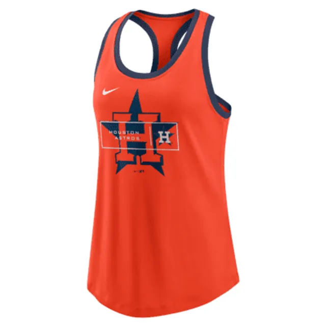 Women's Nike Navy Houston Astros City Connect Tri-Blend Tank Top