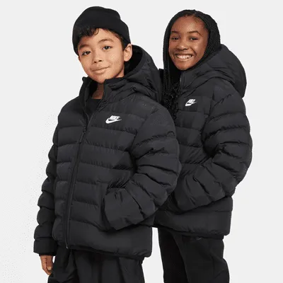 Nike Sportswear Lightweight Synthetic Fill Big Kids' Loose Hooded Jacket. Nike.com