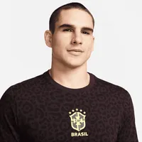 Brazil Ignite Men's Nike Soccer Long-Sleeve T-Shirt. Nike.com