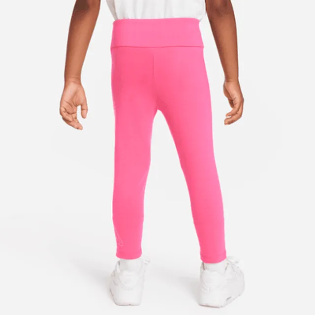 Buy Nike Kids Pink Solid Leggings for Girls Clothing Online @ Tata CLiQ