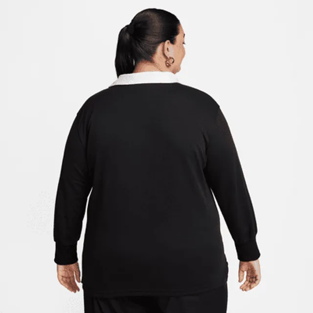 Nike Sportswear Essential Women's Oversized Long-Sleeve Polo (Plus