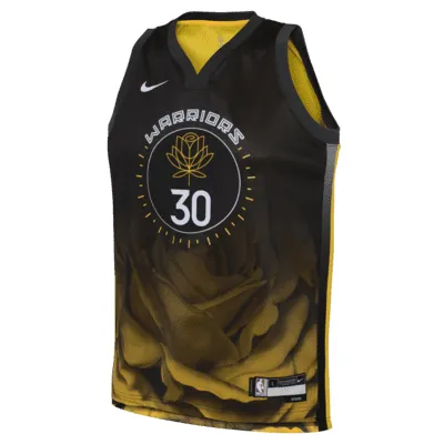 Stephen Curry Golden State Warriors City Edition Big Kids' (Boys') NBA Swingman Jersey. Nike.com